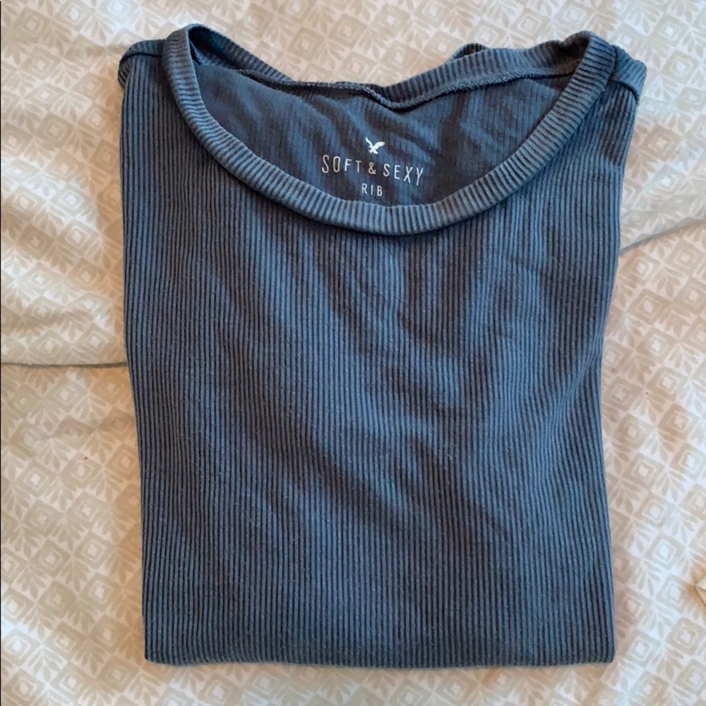 American Eagle Ribbed T-shirt